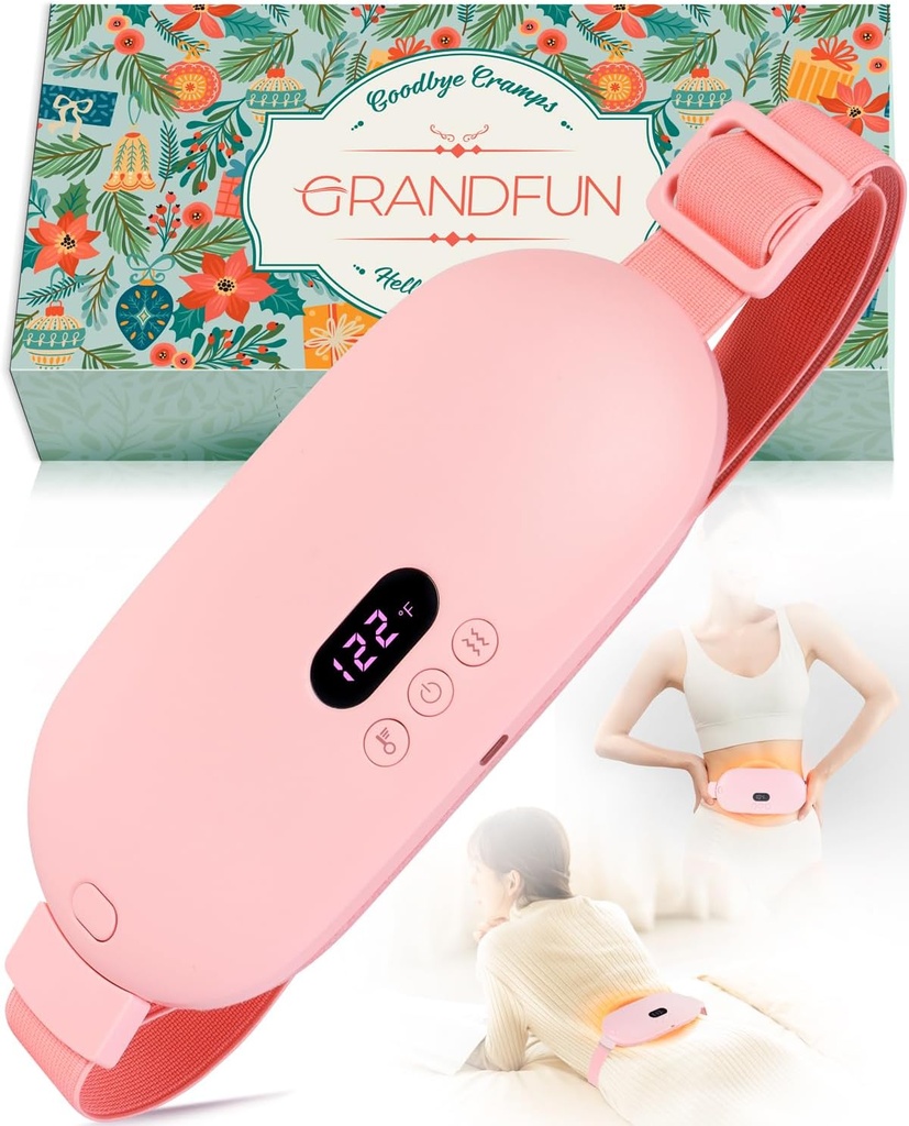 Nogavice Polnilci za ženske Prenosni ogrevalni Pad za obdobje Kramps Akumulatorski električni Menstrualno ogrevanje Pad za Cramp Relief Travel Idea Božična darila za ženske Njena mama Najstnice Dekleta mati