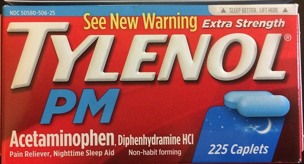 Tylenol PM Extra Strength Caplets (225 ct.) (2 pakiranji)