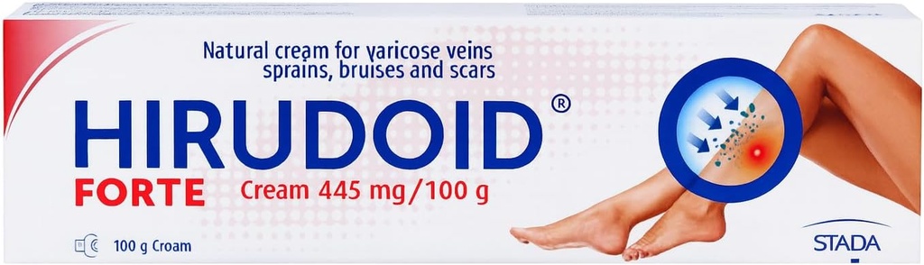 HiruCream Forte 100g krema za vene modrice brazgotine zvini, Izdelano v Nemčiji