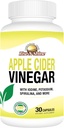 Rise-N-Shine Apple Cider Vinegar kapsule - Imunska podpora Vitamini - Gut Podpora za ženske in moške 30-dnevno oskrbo (30 kapsul)