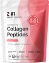 Zint colagen peptidi v prahu: Paleo & Keto Certified - Granulated colagen hidrolizat Tipi I & III za izboljšano absorpcijo - encimsko hidrolizirane beljakovine za ženske in moške, 16 oz
