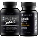 Nugenix Essentials Shilajit in Total-T Testosteron Booster za moške