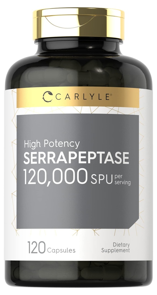 Carlyle Serrapeptase 120000 SPU 