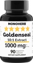 MONOHERB Goldenseal Extract 1000 mg - 90 vegetarijanskih kapsul