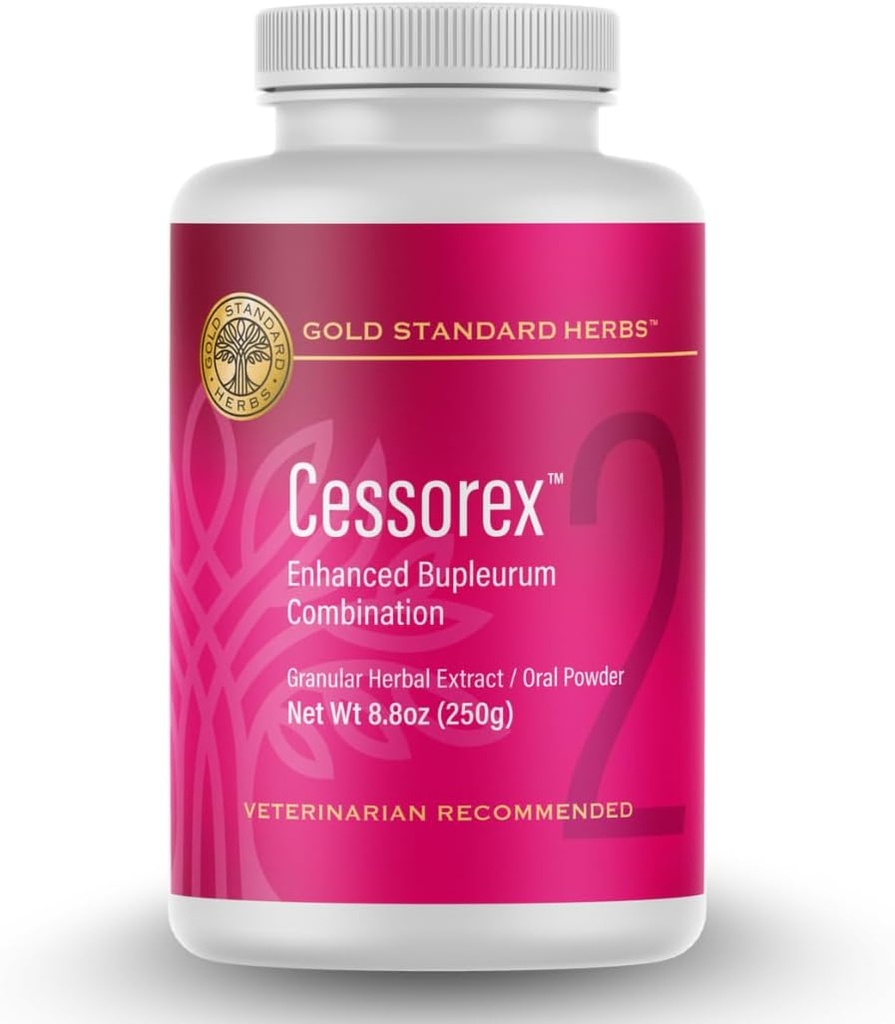 CESOREX Alergija Relief in kožne imunske funkcije podporna dopolnila za pse z zlatimi standardnimi zelišči, vse naravne mešanice bupleurum, 250 gramov praška