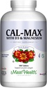 Kalcij 1000 mg z vitaminoma D3 (400 i.e.) in Magnezij (750 mg) - prehranska dopolnila za kosti, zobe, skupno podporo - za moške in ženske - 360 tablet