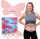 Relief Pink-Period Cramps Pain Releading Device, Cramp Massager za menstrualne in spodnji hrbet Ache, zmanjšuje endometriozo neugodje, PMS TENS enota, brezžična ali žična, podpora za naravni cikel