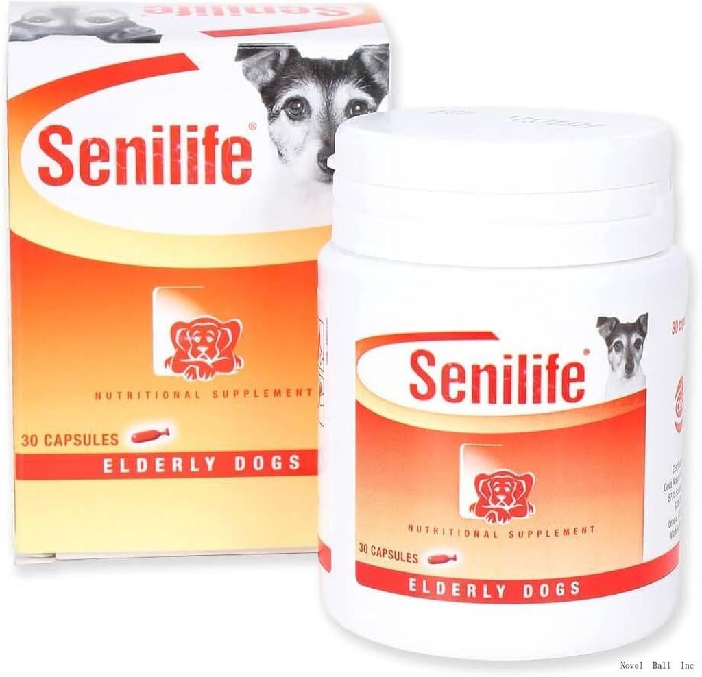 Brain Function Support Aging Pet Nutritional Supplement /D59010B Senilife Nutritional Supplement za starejše pse (do 50 funtov)- 30 / Box