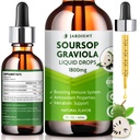 Soursop Bitters Extract Liquid Oil : Graviola Soursop Extract- Organski za podporo celic in regeneracijo- Soursop Tinkture Užitna 2 fl oz, 60ml