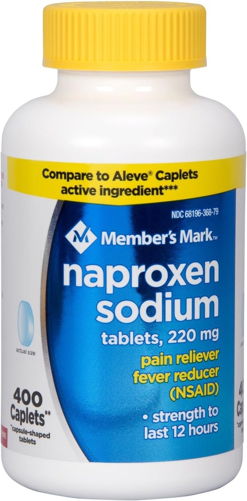 Član Mark 220 mg Naproxen natrij (400 ct.) poslancev Mark