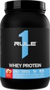 Pravilo 1 Whey Protein – 24g hitro delujoče beljakovine iz vseh Whey virov z naravno prisotnostjo EAAS & BCAA za regeneracijo vadbe ali kadarkoli uporabe (2 funta*, jagodna banana)