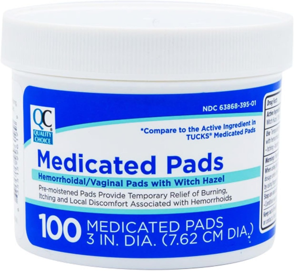 Kakovost izbira hemoroidne pads Medicated hlajenje Relief 100 Število vsak