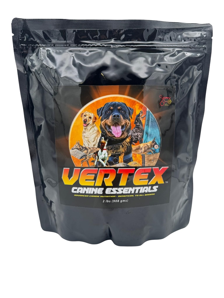 Vertex High-Performance Dog Supplement – Prebavljena jetra, Whey & Jajčne beljakovine – Podpira mišice, regeneracijo, plodnost, Prebava in proizvodnja mleka – Idealno za delo, vzrejo in aktivne pse - 2 LBS