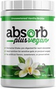 Veganski Elementarni pretres – mešanica v prahu, naravne sestavine, ne-GMO, gluten-free, organski preusmerjeni riževi proteini - gladka, enostavno mešana formula (2,2 lbs, nesladka Vanilla Brulée)
