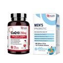 NATURE CILJni probiotiki za moške 60 milijard CFUs14 Sevi in CoQ10-200mg s PQQ L-karnitinom in omega-3