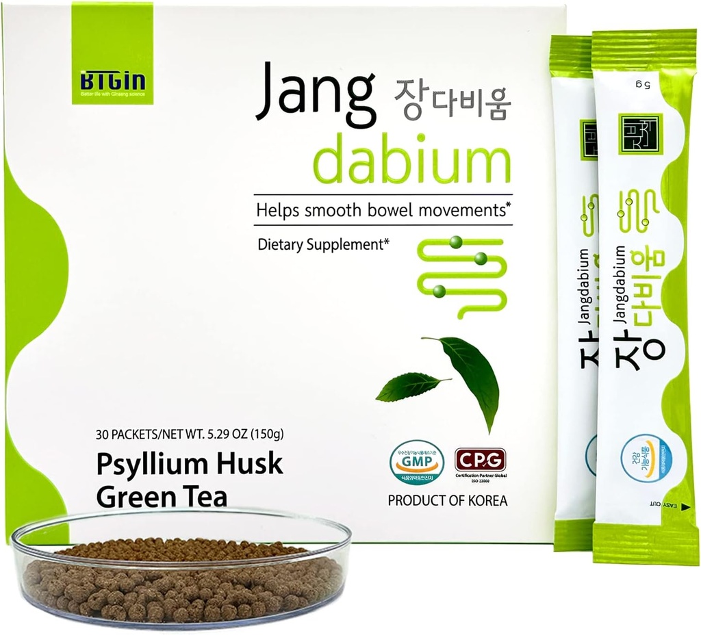 Psyllium Husk Fiber Fish Collagen All-in-One dodatek za digestivno zdravje, čiščenje kolonije za podporo zaprtje Relief, boljše prebave, Jangdabium 30 Packets