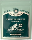 Premium Shilajit Gummies - Bone, Brain, Energy & Vitality Support - Himalajski organski Shilajit - Vegan, Gluten-free & Halal - Poletna lubenica - 60 Gummies - 30 Servings