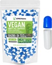 XPRS Nutra velikost 3 prazne kapsule - 500 Število prazne veganske kapsule - vegetarijanske tablete - DIY Zelenjavna kapsula Polnjenje - Veggie Pills (modra/bela)