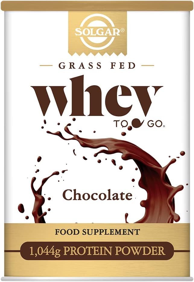 Solgar Whey To Go Protein Powder, Čokolada, 42 oz - Izoliraj in koncentrat - Mešanice Preprosto za gladek okus - Gluten-free - 20g beljakovine na obrok