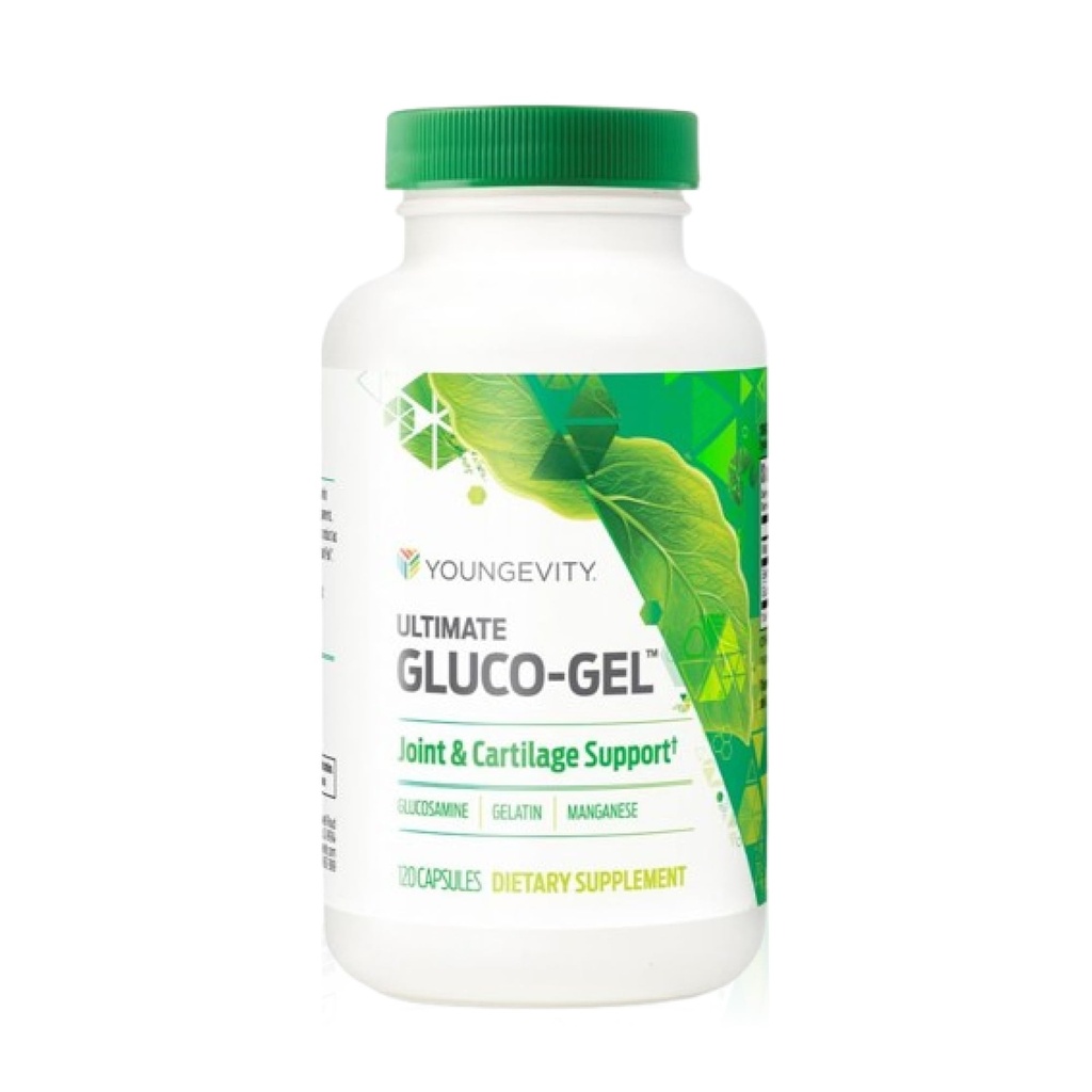 Youngevity Ultimate Gluco-GelTM – Skupaj in kartilaža podpora dodatek z glukozamin sulfat in želatina – 120 kapsul