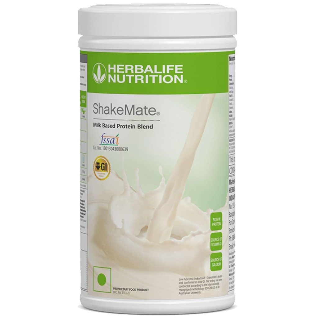 Herbalife Nutrition ShakeMate - mešanica beljakovin na osnovi mleka - 500 gramov