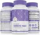 SERINI-MAX - 5-HTP podpora razpoloženju dodatek + kalcij - podpira mirno in mirno stanje uma - Boost Serotonin, 5HTP 200mg za obvladovanje stresa in podporo za spanje dopolnila - 60 kapsul