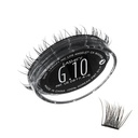 Lashify Gemini 10mm Gossamer Lashes v črnem, Easy DIY lažnih las za voluminozne, Wispy in igriv videz