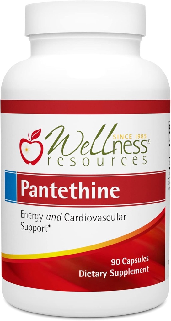Wellness resources Pantethine - aktivni vitamin B5. Vegan (300mg, 90 kapsul)