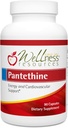 Wellness resources Pantethine - aktivni vitamin B5. Vegan (300mg, 90 kapsul)