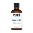 Vital Nutrients - Ultra Pure Cod Jetrno olje 1025 (farmakevtična stopnja) - 100% Čisto norveško Cod Jetrno olje - 200 ml na steklenico