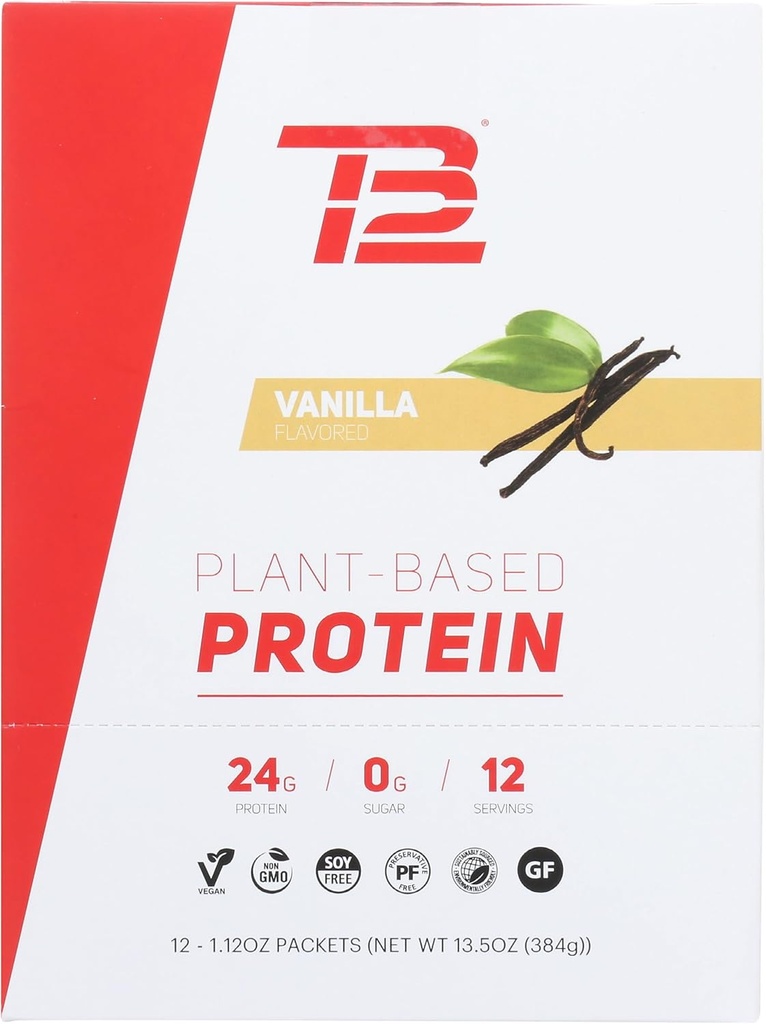TB12 Vanilla Protein Powder, 1,12 OZ vsak, 12 Število (Pack po 1)