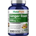 NusaPure ingver Root Kapsules 20:1 Extract, 200 mg Enakovredno 4.000 mg na Veggie Caps 