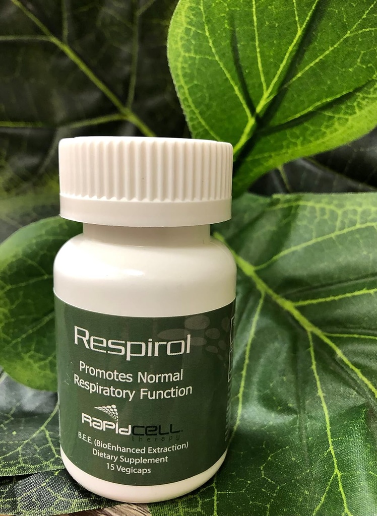 RESPIROL 15 Kapsule/steklenica spodbuja normalno delovanje dihal