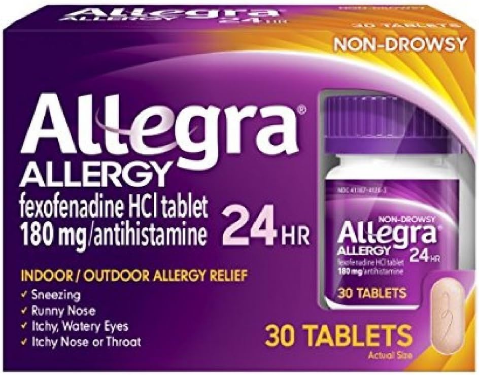 Allegra 24 ur Alergija Tablete 30 tablet (paket z 2)