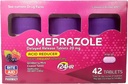 Rite Aid Aid Acid Reducer Omeprazol Zapoznelo sproščanje tablete - 20 mg, 3 steklenice, 14 Število vsak (42 Count Total), Wildberry Mint Flavor, Zgaga Relief, Zgaga Medicine, Zdravljenja Pogosta zgaga