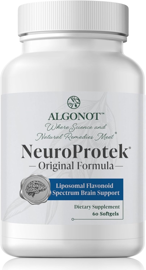 NeuroProtek® – Edini liposomski luteolinski proizvodi, ki uporabljajo olje iz oljčnih tropin. Edinstveno, patentirano, vse-naravno ustno prehransko dopolnilo v mehkem gelu, ki lahko spodbuja harmonijo med telesom in umom. (1)