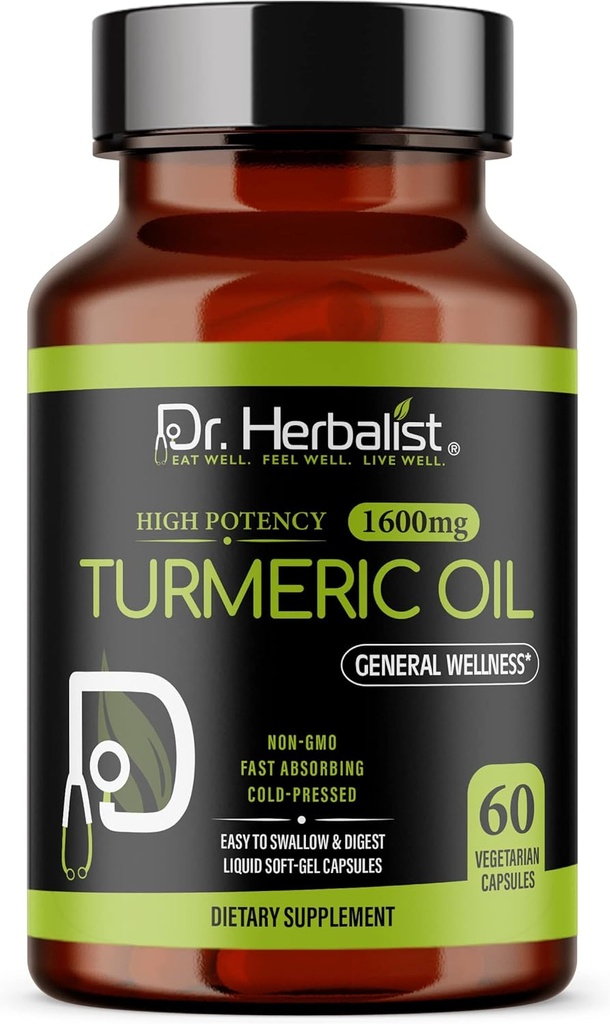 Dr. HERBALIST Kapsule kurkumina 1600 mg - 60 Kapsule 