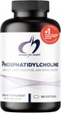 Zasnova za zdravje Fosfatidilholin Softgels - Fosfatidil Choline dodatek iz Soy Lecithin za podporo jeter + zdravje možganov (180 Softgels)