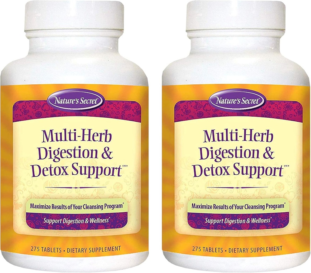 Skrivnostna multi- Herb prebava in Detox podpora - 275 tablet - 2 paket