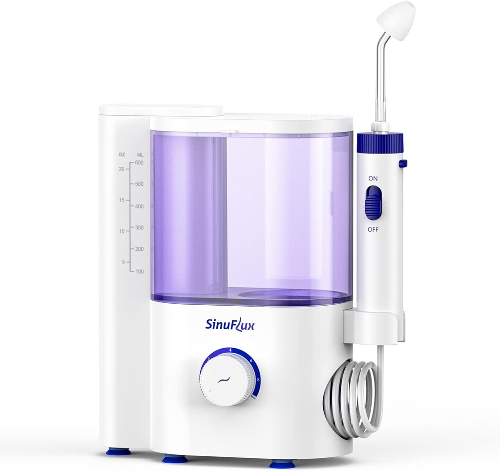 Nazalni namakalni sistem, Pulzating Nasal Rinse Machine za Sinus & Alergy Relief Electric Neti Pot z prilagodljivo Nasal Cleaner Kit