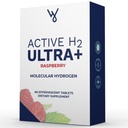 Aktivna H2 Ultra+ Vodikova vodna tableta, naravna malina. Podpira splošno dobro počutje s koristmi molekulskega vodika 60 Serving
