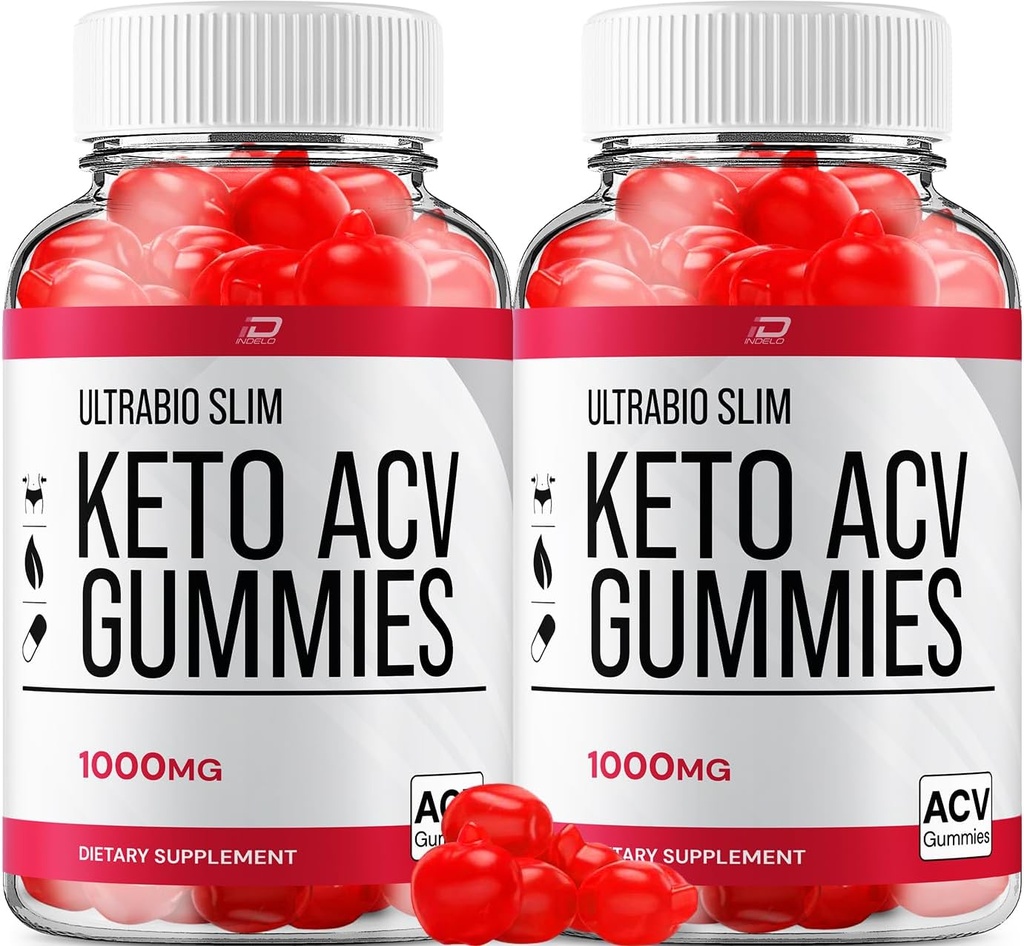 Ultra Bio Slim Keto Plus ACV Gummies Prehranska dopolnila - UltraBio Slim Keto Apple Cider Vinegar Gummies Komentarji, Največja moč BioSlim Gummies za napredno upravljanje teže (2 Pack - 120 Gummies)