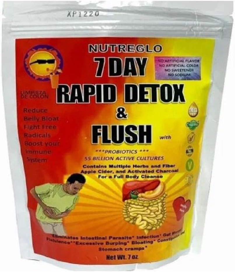 Nutreglo 7 Day Rapid Fiber Full Body Detox & Cleanse 