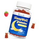 Spanje Gumiji za odrasle in otroke - sladkor brez Melatonin Gumies z 7,5mg melatonin Per Gummy, Magnezij, L-teanin, vitamin B12, vegetarijanski - malina aroma