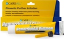 CareAll Hemorhoidalno mazilo 2.0 oz z Aplicator. Pomaga olajšati opekline, srbenje in nelagodje, povezano z vnetimi hemoroidnimi tkivi. Barvila, ftalat in brez vonja