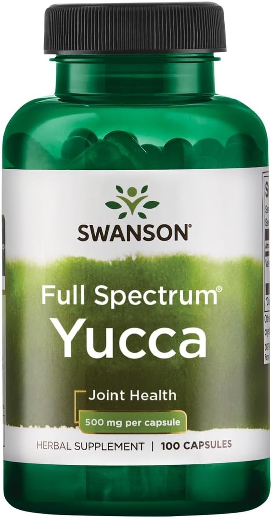 Swanson Premium Brand Full Specturm Yucca 500 Milligrams 100 kapsul