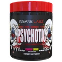 Insane Labz Psychotic, High Stimulant Pre Workout Powder, Extreme Trajna energija, Fokus in vzdržljivost z Beta Alanine, Kreatin Monohidrat, DMAE, 35 Srvgs (Strawberry Limonada)