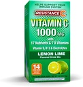 Pakiranje 16 Nutrienti & 7 B-vitamini, pomoč za podporo imunskega sistema, močni antioksidanti, Vsebuje elektrolite, zelena, limona-Lime Flavor, 14 Count