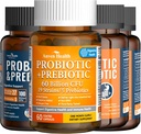 Optimal Gut Health Bundle za celotno družino: 100 milijard probiotikov & 60 milijard probiotiki za Gut Digestive & Immune Health?4 Pack